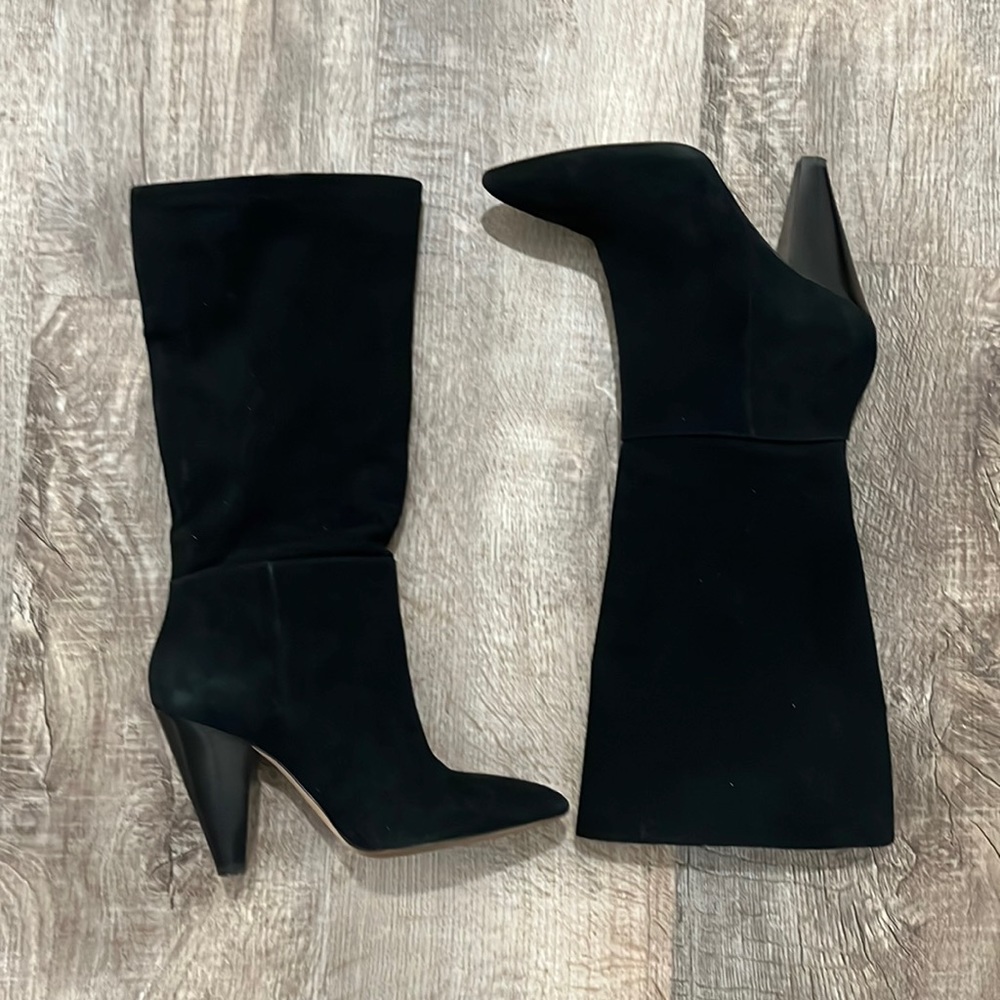 Something Navy Slouchy Suede Boots